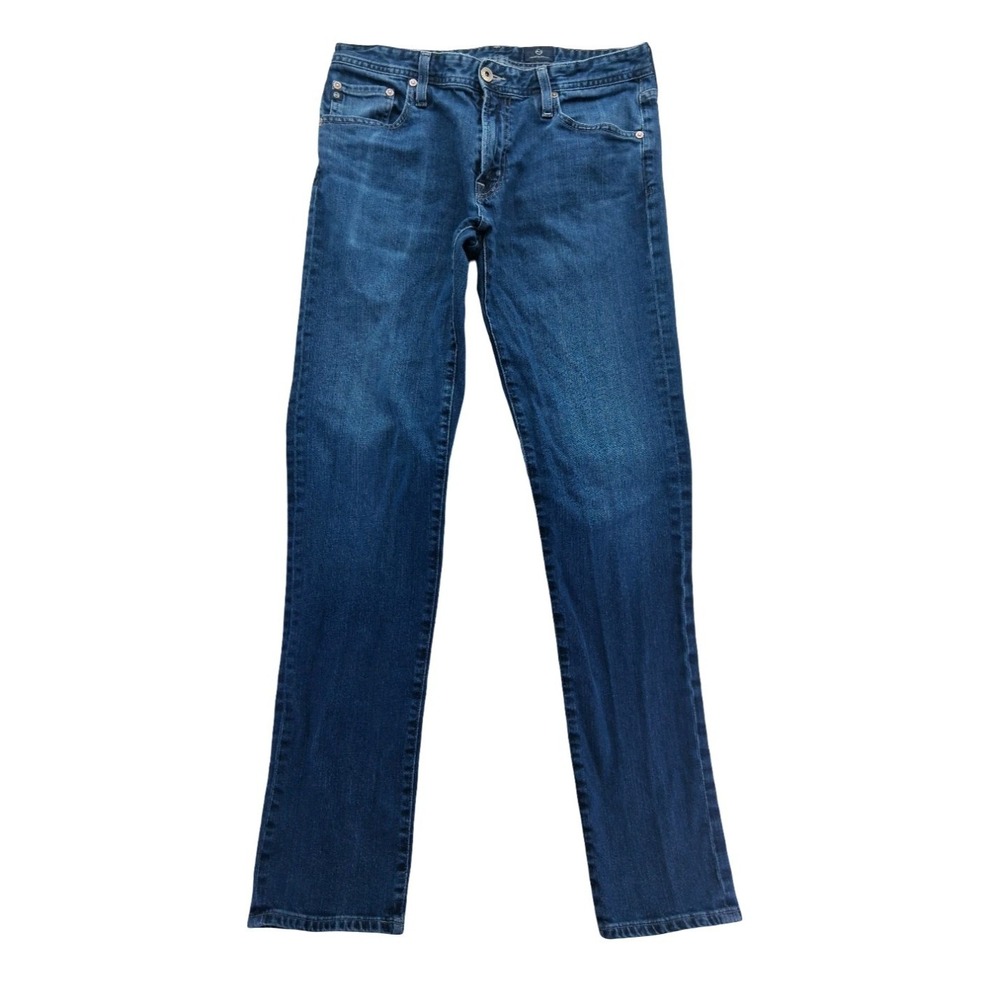 AG Adriano Goldschmied Tellis Jeans Mens 33x34 Blue Wash Slim Stretch Denim